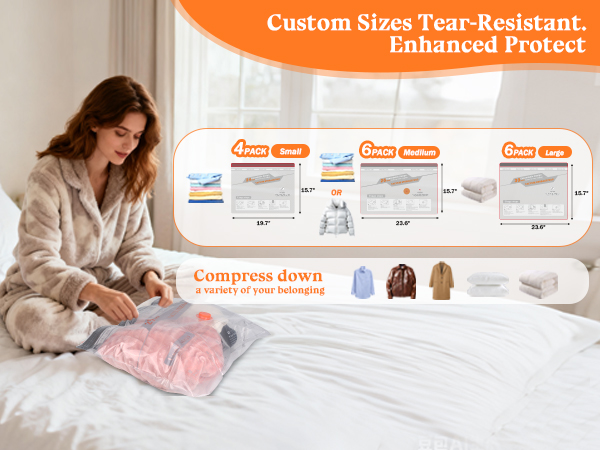 Compression Packing Bags for Luggage and Suitcase