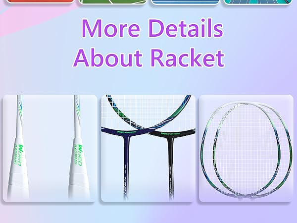 4 packs Badminton racket