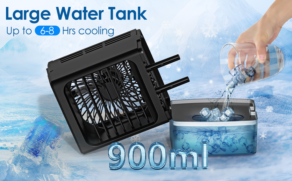mini ac with large water tank