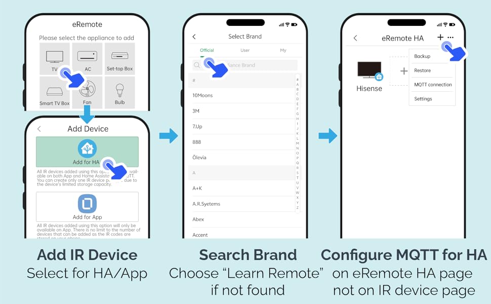 configure MQTT for HA