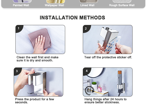 Hair Dryer Holder Wall Mount