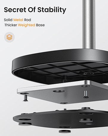 Metal phone holder for desk