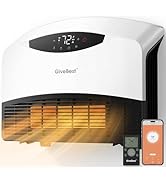 GiveBest Electric Wall Heater with WiFi and Remote Control, Floor or Wall Mounted Heater, Large R...