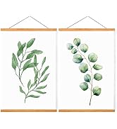 WITCOLOR Magnetic Poster Hanger Frame, Teak Magnet Poster Frame for Posters, Kids Paintings, Phot...