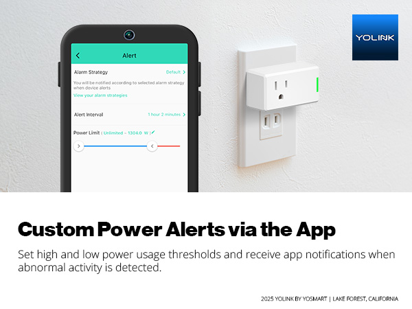 Custom Power Alerts via the App
