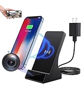 LIZVIE Spy Cameras with Wireless Charger, 1080P HD Mini Phone Charger Nanny Camera Cam Surveillan...