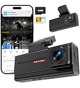 4G LTE Dash Cam Front and Cabin with SIM Card, 64GB SD Card, UCOCARE Car Dash Camera, Remote Live...