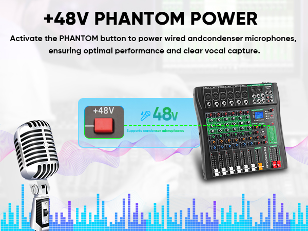 +48V PHANTOM POWER