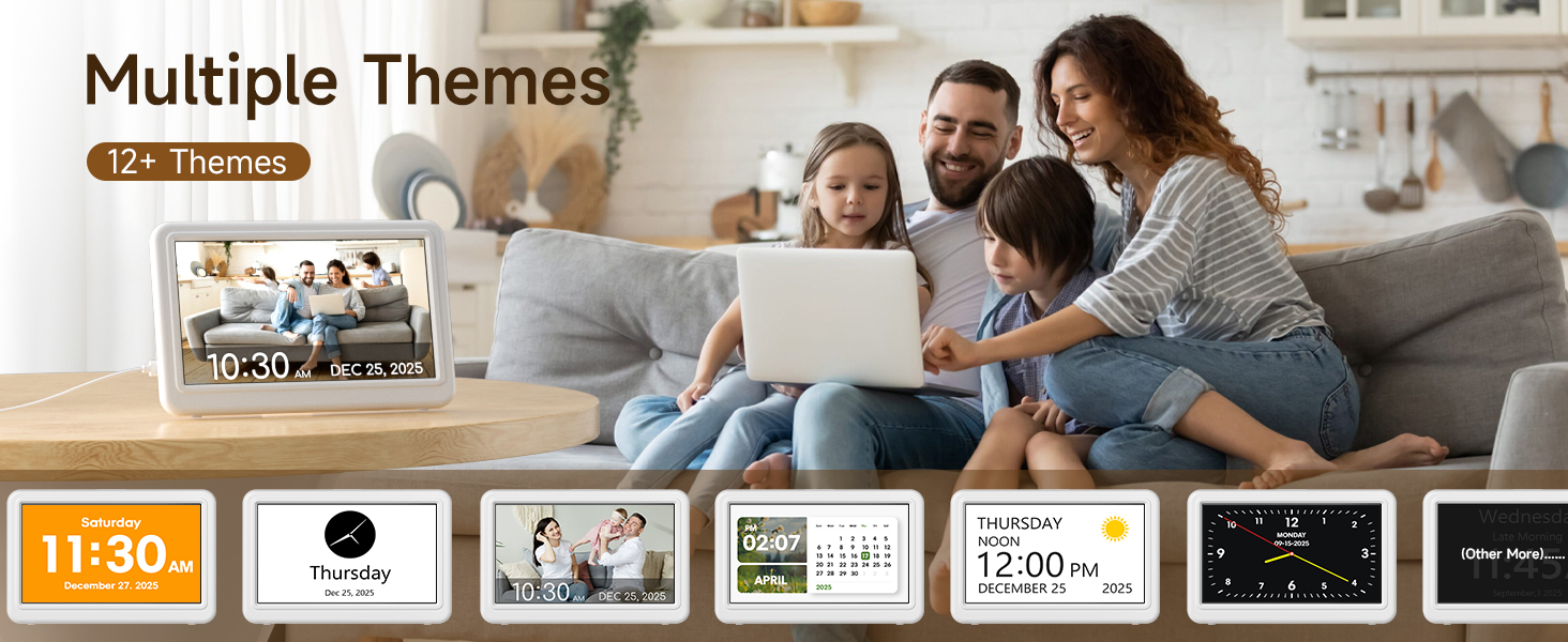 digital calendar clock