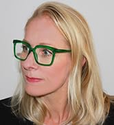 Eyekepper 5-Pack Square Reading Glasses for Women Large Frame Readers