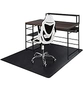 Office Hard Floor Mat 63" x 51" Multi-Purpose for Desk, Hardwood Floors, Non-Toxic PVC Protector ...