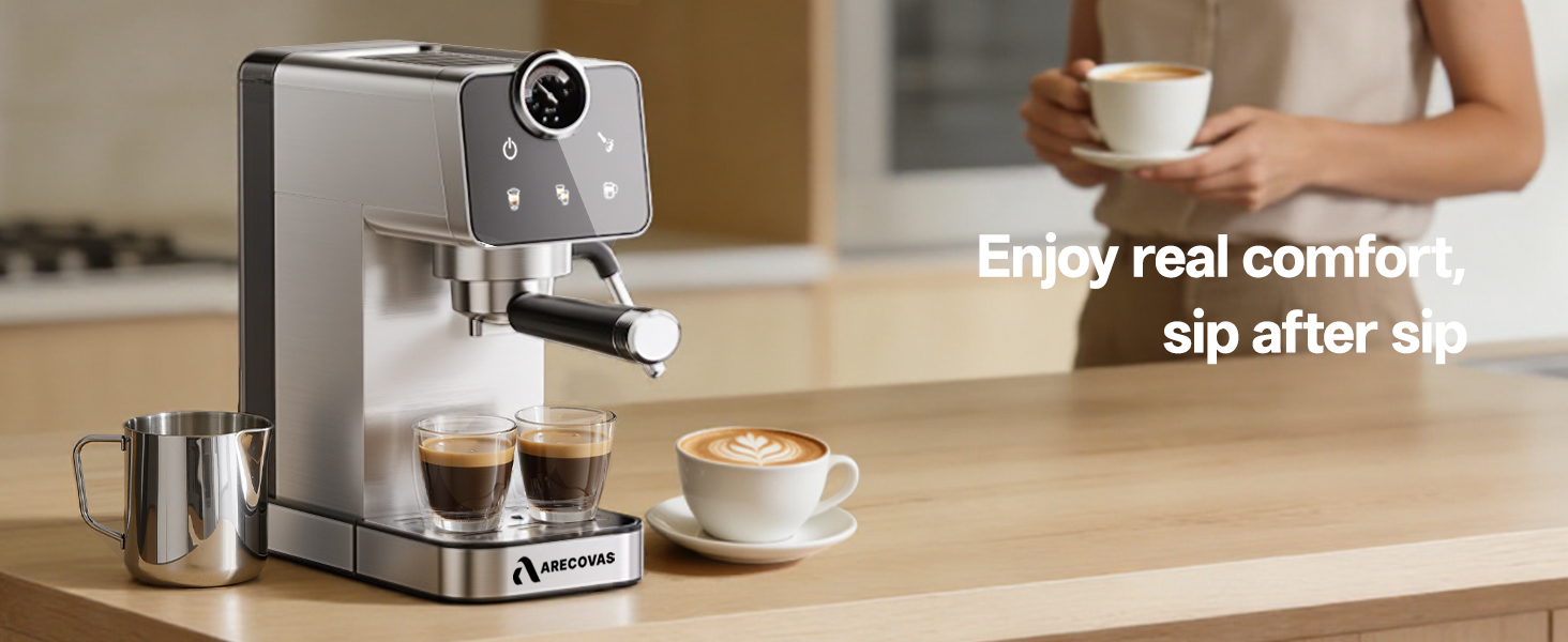 Espresso Coffee Machine 20 Bar for Home Office
