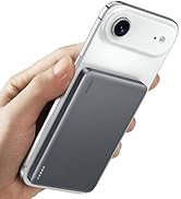 RORRY for Magsafe Portable Charger, [0.3" Ultra Slim] Magnetic Power Bank,[Alloy-Made] 5000mAh Wi...