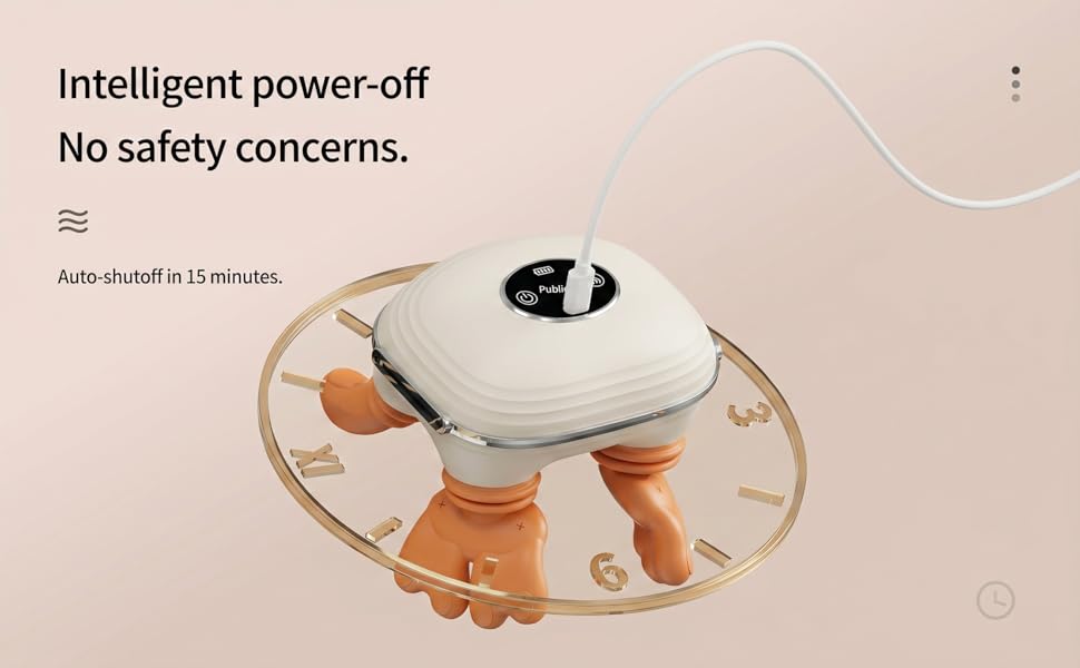 Intelligent power-off,no safety concerns,auto-shutoff in 15 minutes.