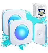 Wireless Doorbells for Home Battery Operated Doorbell at 1200 Feet with Flashing Light 36 Melodie...