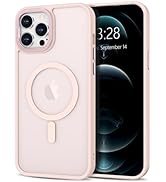 Anuck Case for iPhone 12 Pro Case Magnetic Phone Case Compatible with MagSafe, Soft TPU Bumper Ha...