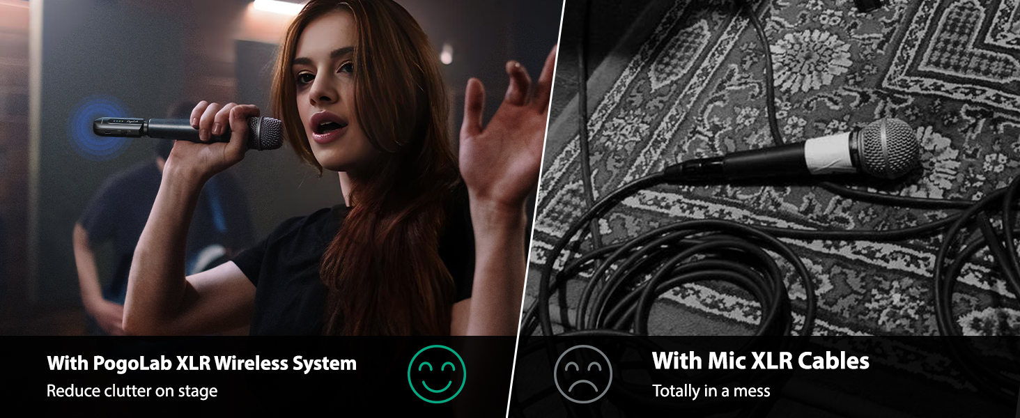 Wireless Microphone Transmitter Receiver