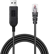 Sousery USB to RJ11 Plug Cable,Radar Detector Cable for Escort Radenso XP Uniden Beltronics Cobra...