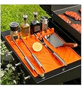 CAKETIME Silicone Grill Mats for Blackstone Griddle Accessories Baking Cooking Kitchen BBQ Must H...