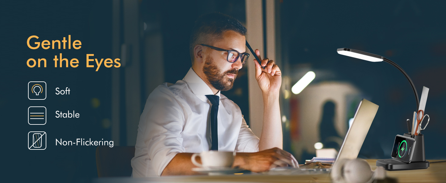 eye caring led desk lamp