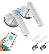 Gavdhe Fingerprint Door Lock Smart Fingerprint Door Knob with Keyless Entry Biometric Door Lock w...