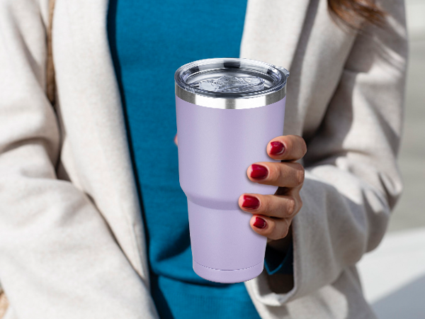 Tumbler with Lids and Straws
