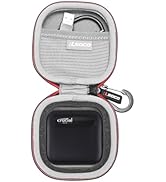 RLSOCO Hard Case for Crucial X10 Pro/X9/X9 Pro/X6 4TB/2TB/1TB/500GB Portable SSD,External Solid S...