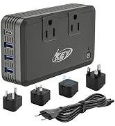 Voltage Converter 220v to 110v Key Power 230W International Power Converter - [for American Hair ...