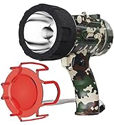 BUYSIGHT Rechargeable Spotlight Flashlight, Hand held Spotlight 2000 lumens Waterproof Flashlight...