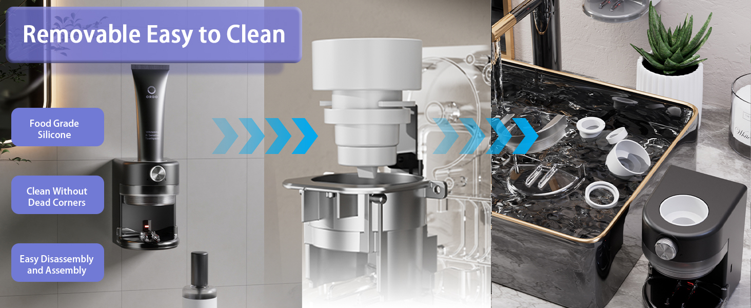 Removable for cleaning