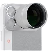 PGYTECH 2X Telephoto Lens for iPhone 17 Pro Max, 200mm Equivalent Optical Telephoto Extender, Cli...