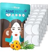 LitBear Acne Patches Large, Hydrocolloid Pimple Patches for Large Breakouts, Zit and Blemish, Lar...