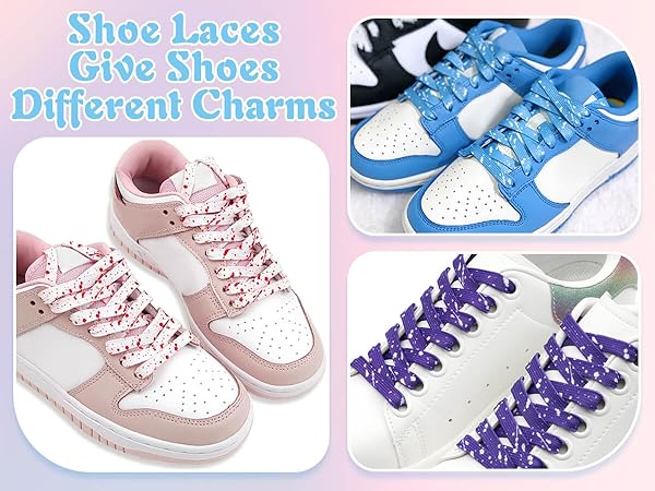 printed flat laces