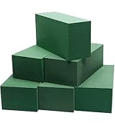 6 Pcs Floral Foam, Wet and Dry Floral Foam Blocks Flower Arrangement Kit for Fresh or Silk Artifi...