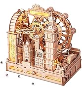 ROKR Marble Travel London, 3D Wooden Puzzles for Adults, Marble Run Kit Adults to Build, 3D Woode...