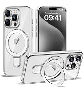 ETPESOK Compatible with iPhone 13 Pro Max Case with Invisible Magnetic Ring Stand [Compatible wit...