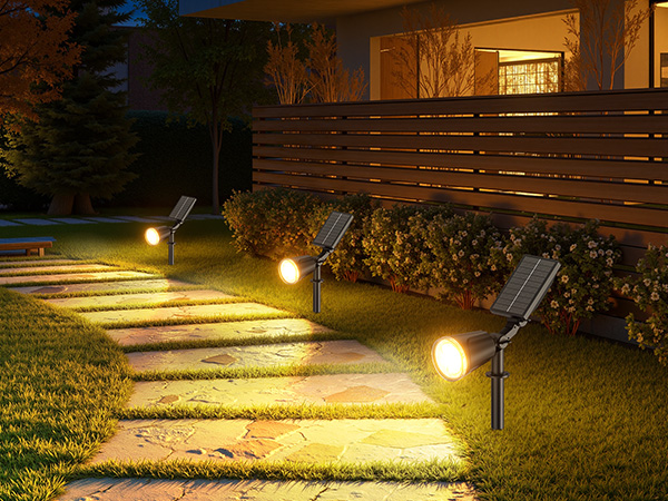 bright solar pathway lights outdoor