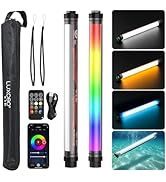 Uyled RGB LED Photography Light 10400mAh Battery Powered Tube Light Waterproof IP68 Full Color RG...