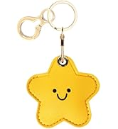 ZOUITY Leather Keychain holder Protective Case Compatible with Apple AirTag | Cute Drop-proof Cov...