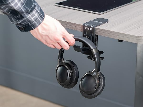 Under Desk Leg Clamp Hook