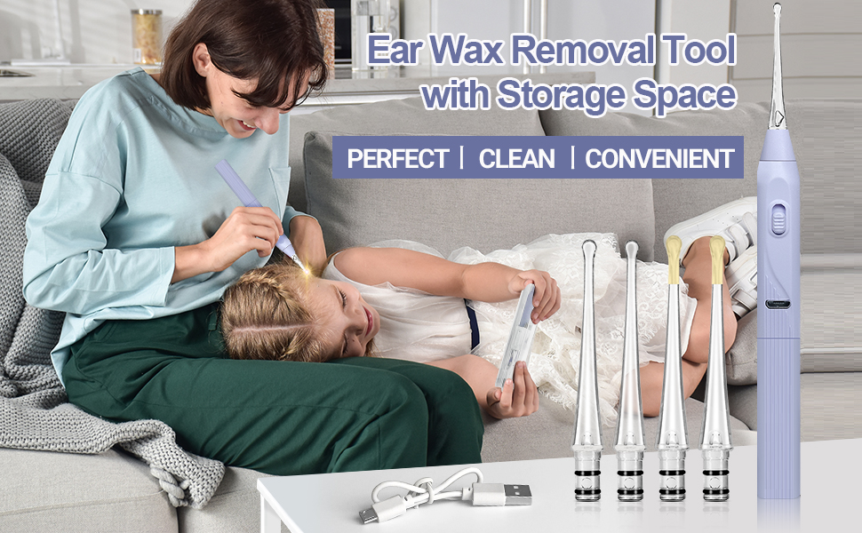 EAR WAX REMOVAL TOOL with light for kids kids ear cleaner ear cleaning kit for kids ear pick