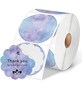 Phomemo 2” Color Circle Thermal Labels, Self-Adhesive Round Direct Sticker Labels, Commercial Gra...