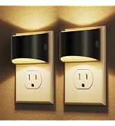 DORESshop LED Night Light[2 Pack], Night Lights Plug into Wall, 3 Level Brightness Adjustable Plu...