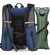 HPDF Running Hydration Vest Backpack Lightweight 3L Water Bladder Bag Daypack for Hiking Cycling ...
