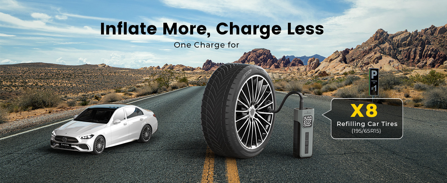 Tire Inflator Portable Air Compressor