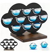 Xykzra Cloud-Shaped Cofffe Pod Holder for Vertuo Nespresso, Wooden Vertuoline Coffee Pod Capsules...