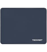 TECKNET Mouse Pad with Anti-fray Stitchin, Waterproof Surface & Non-Slip Rubber Base with Stitche...