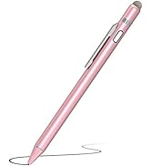 KECOW Stylus Digital Pen for Touch Screens, 1.45mm fine Elastic Tip Rechargeable Pencil Compatibl...