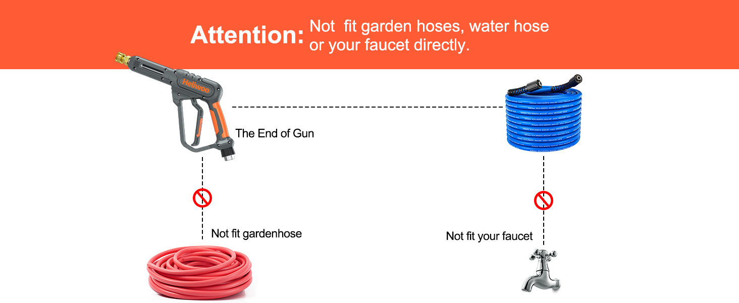pressure washer hose pressure washer gun