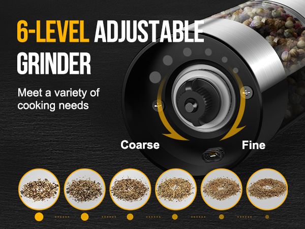 salt and pepper grinder set